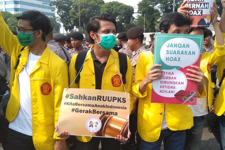 Tuntut RUU PKS Disahkan, Aksi Mahasiswa Dinilai Disusupi Pendukung Seks Bebas